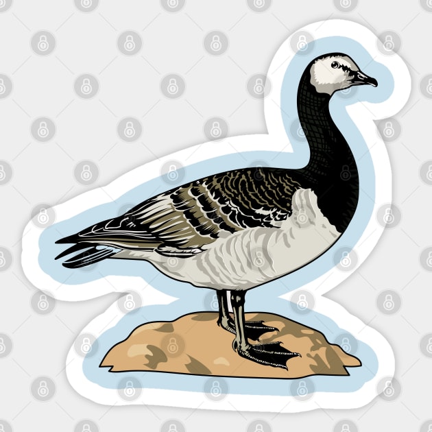 Barnacle Goose Sticker by Frajtgorski